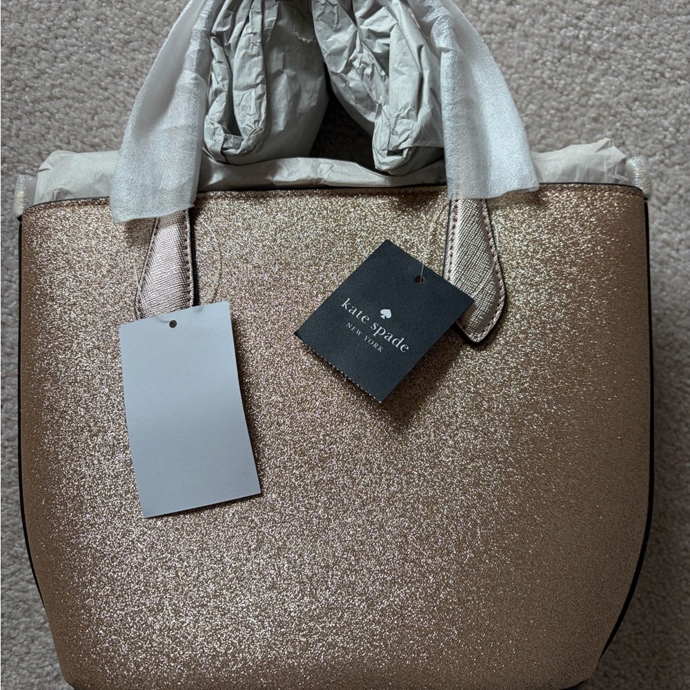 Kate Spade Glittering Gold Tote - Picture 2 of 5